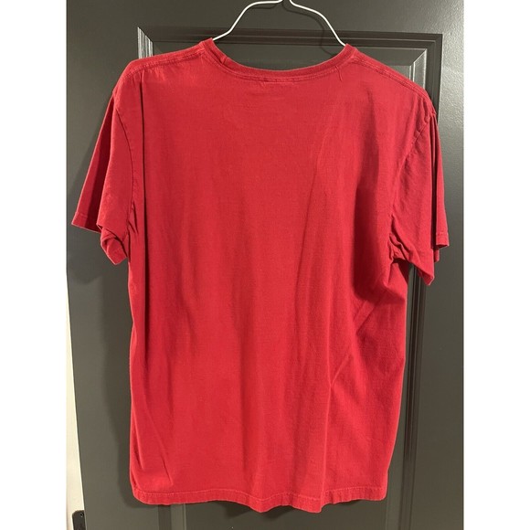 Polo Ralph Lauren Men's Solid Red Crew-Neck Size Medium Short Sleeve T-Shirt - Picture 3 of 3